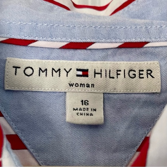 🇺🇸  Tommy Hilfiger Striped Blouse/Button Down - Picture 4 of 6